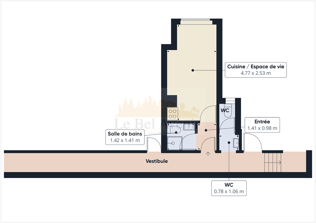 appartement 1 pièce en vente sur PARIS (75016)