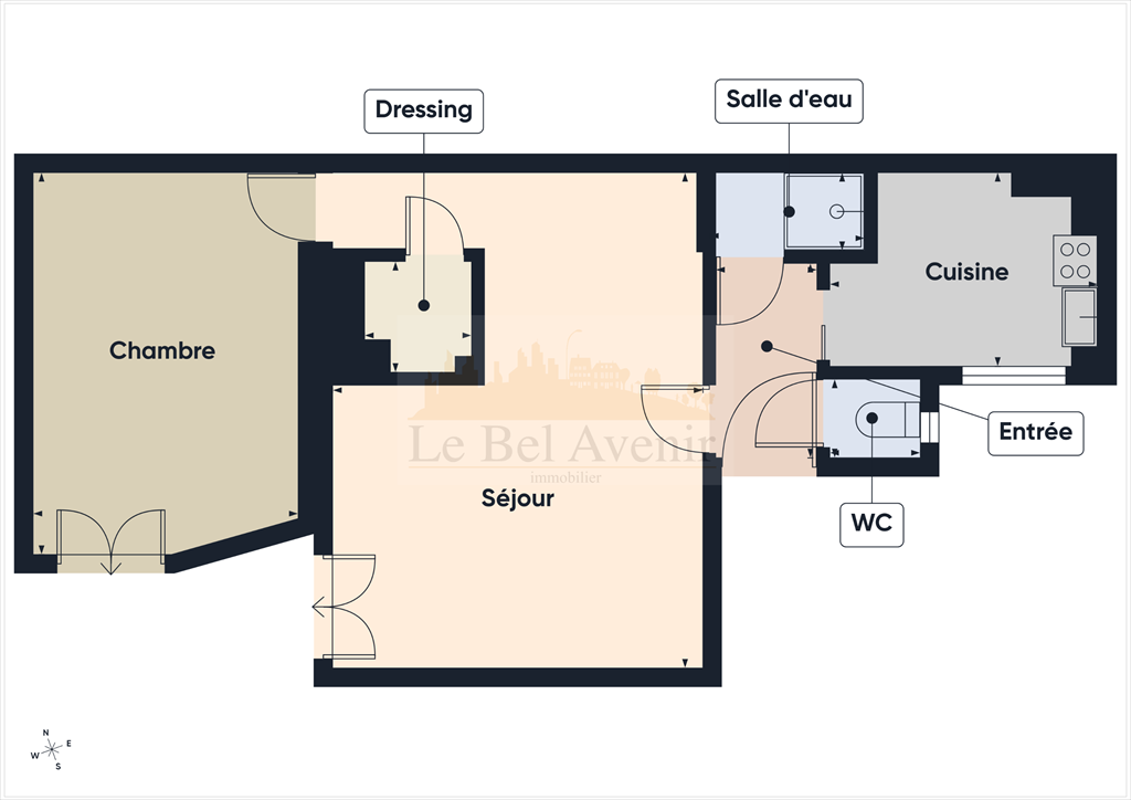 appartement 2 pièces en vente sur PARIS (75017)